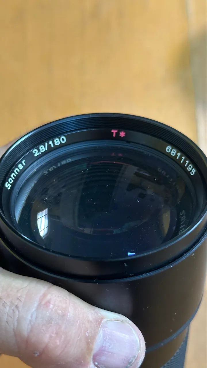 Contax Sonnar T* 180mm F/2.8 lente Carl zeiss - Acessórios para