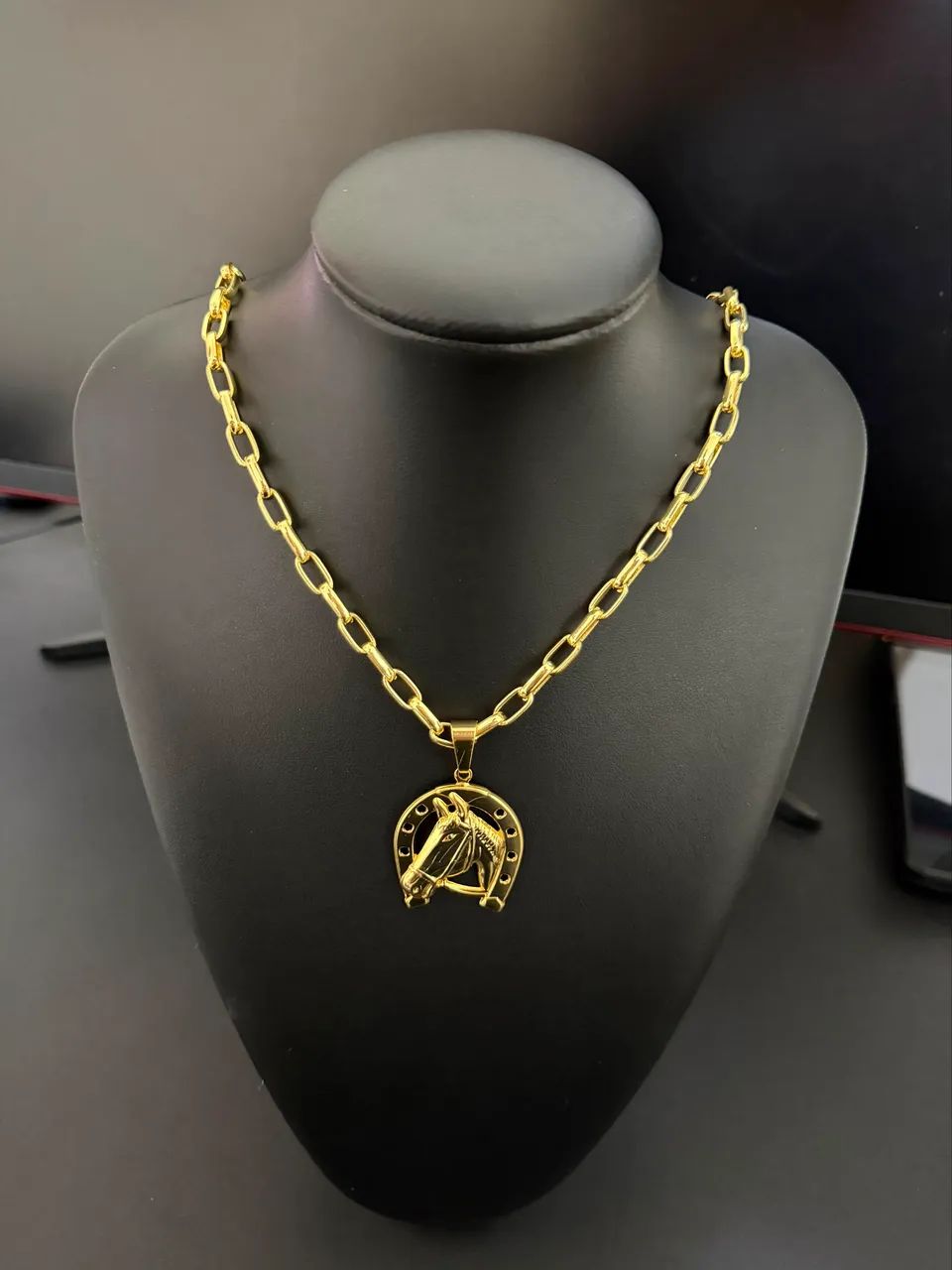 PULSEIRA E CORDÃO BANHADO A OURO 18k - Foto 2