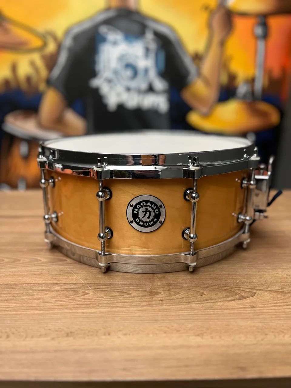 Caixa Nagano Studio Work Birch 14x5,5 Com Aros Die Cast - Foto 2