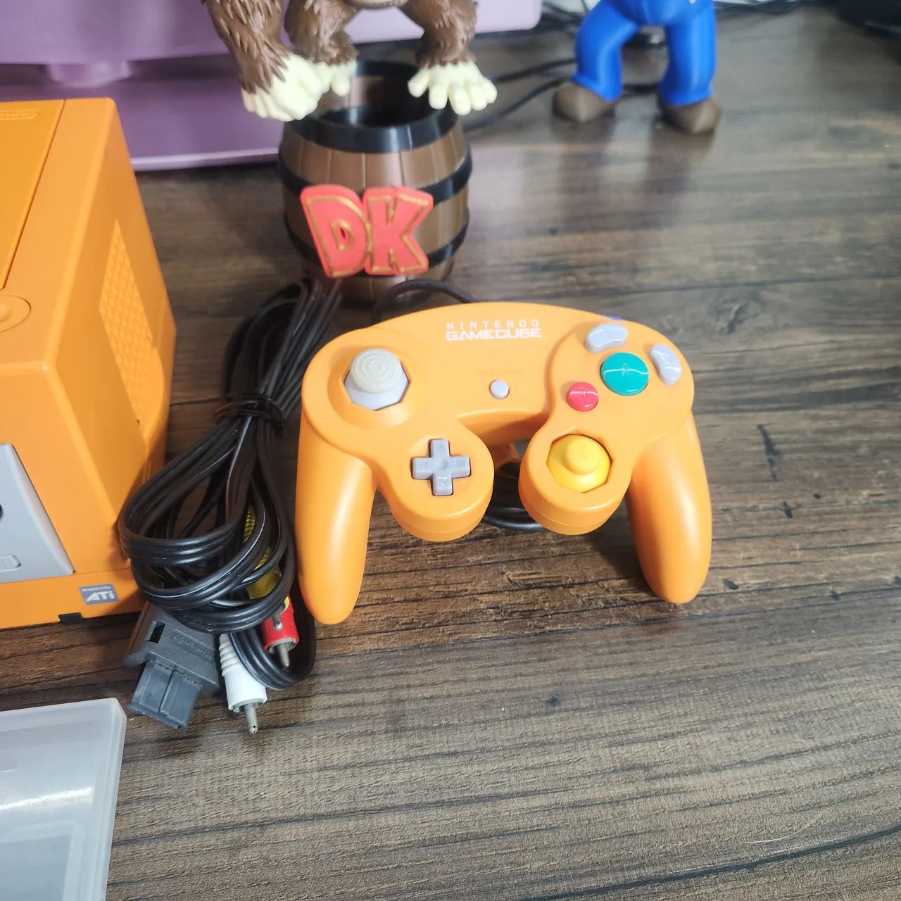 Nintendo game cube laranja original  - Foto 3