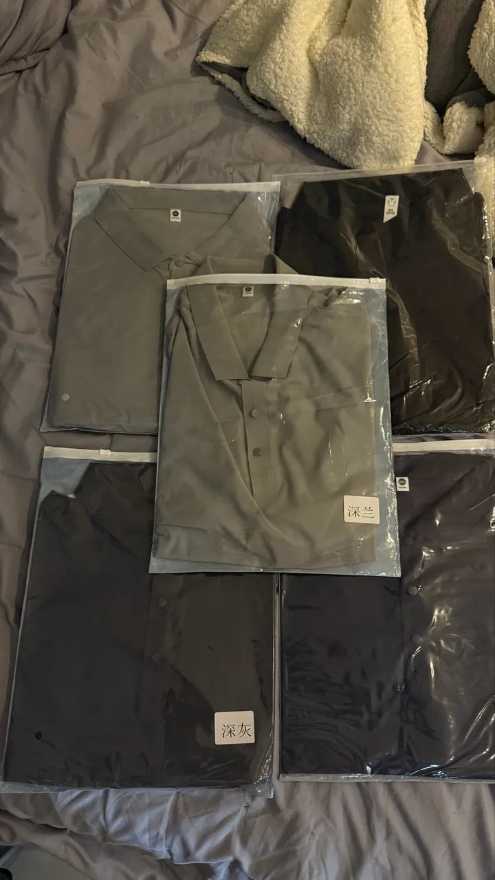 Kit 5 polos tecido gelado