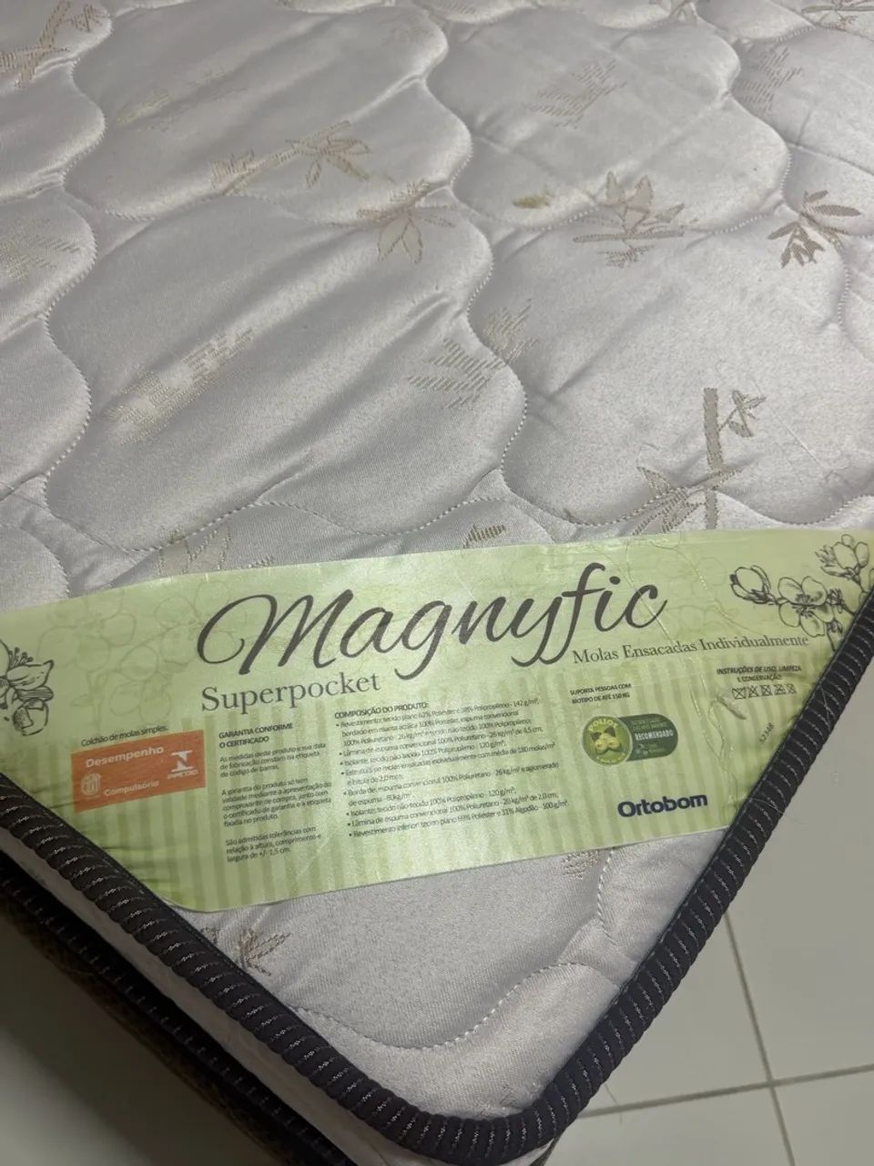 cama box casal magnific Ortobom - Foto 2