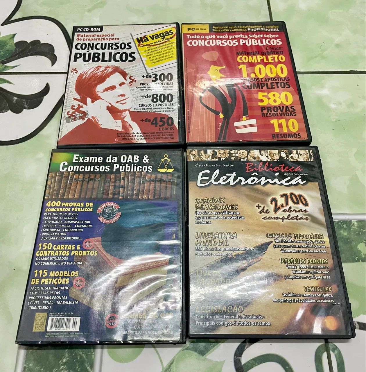 Lote 4 CD-ROM temas variados 