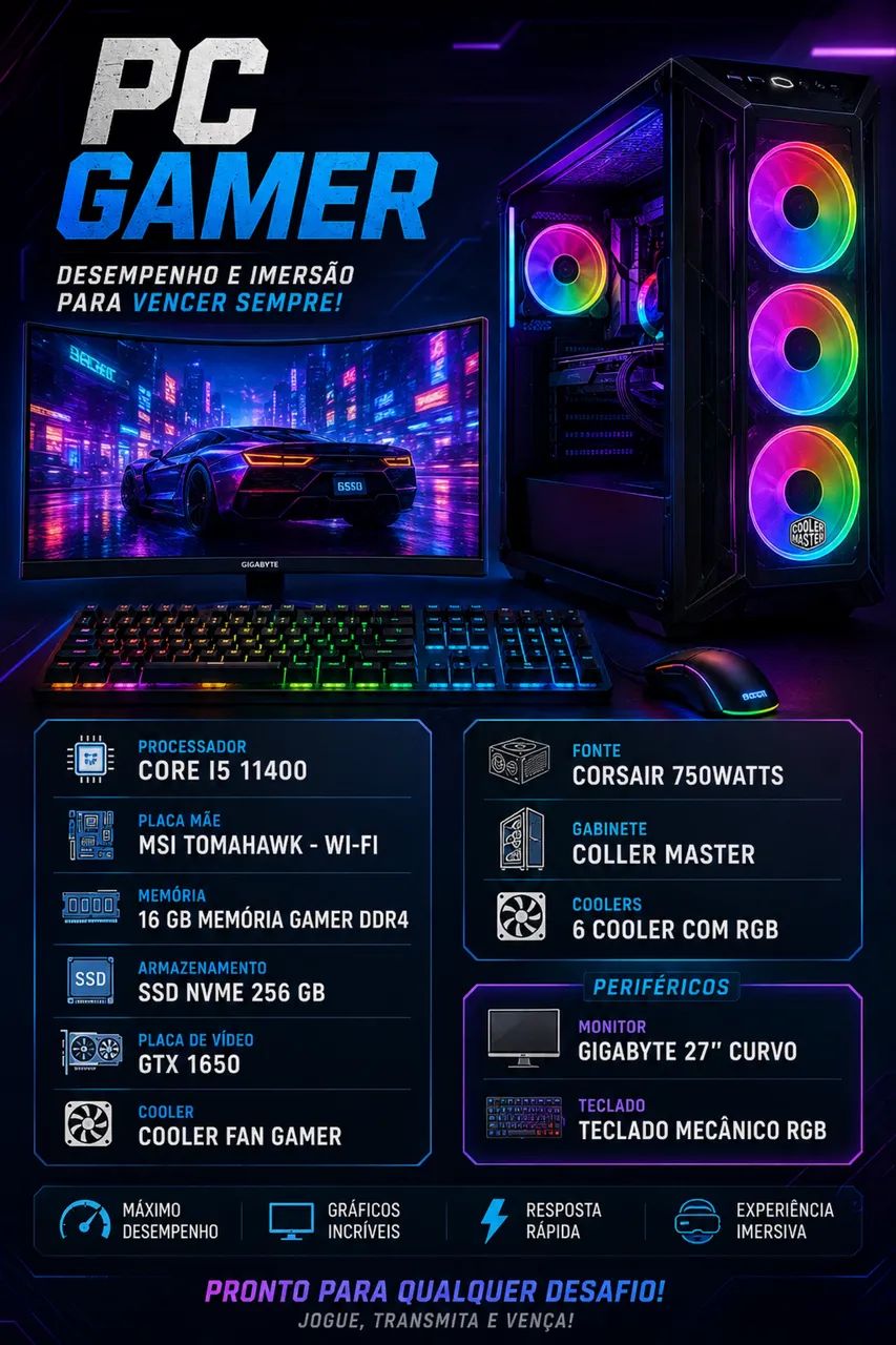 PC Gamer Completo 