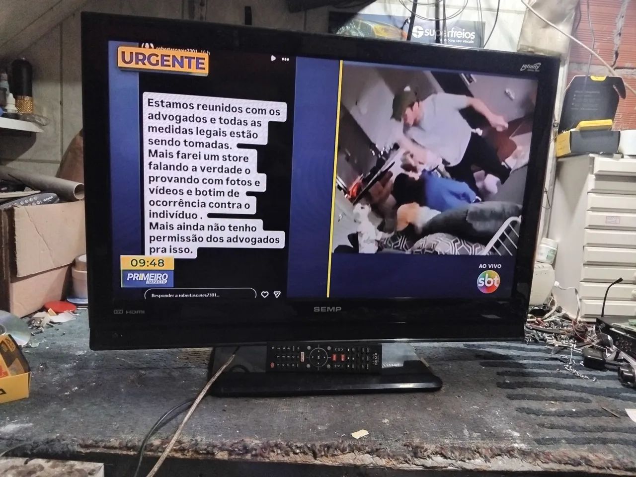 Vendo TV semp 32 polegadas digital funcionando perfeitamente  - Foto 3