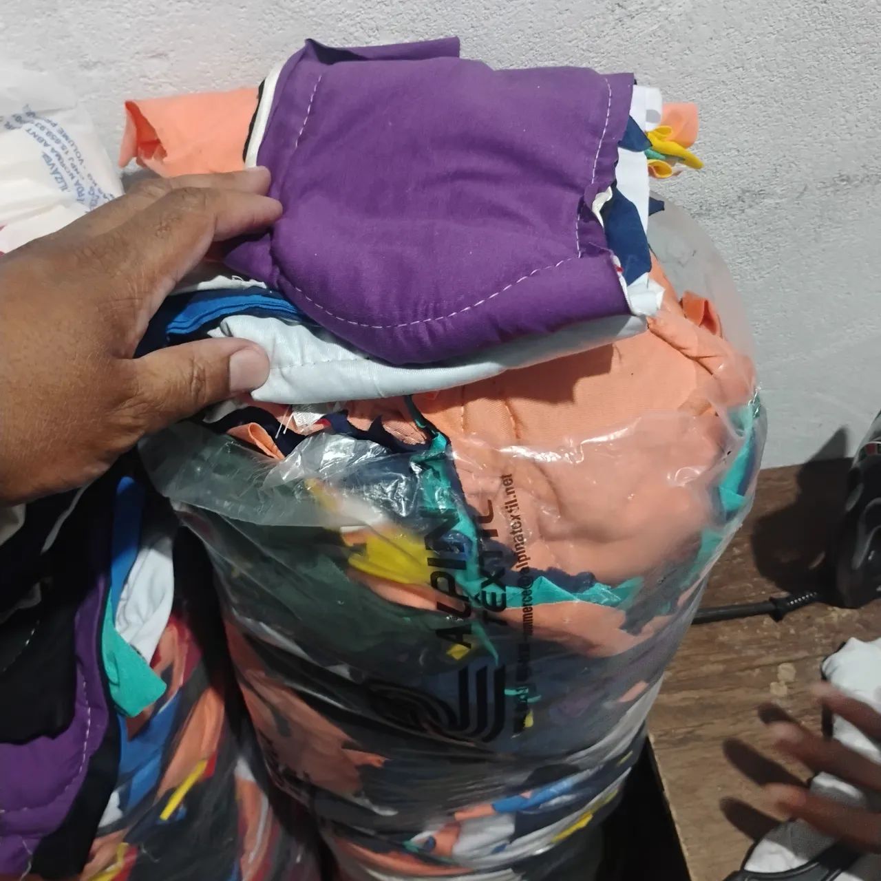 Trapo de limpeza pesada  Saco com 10kg