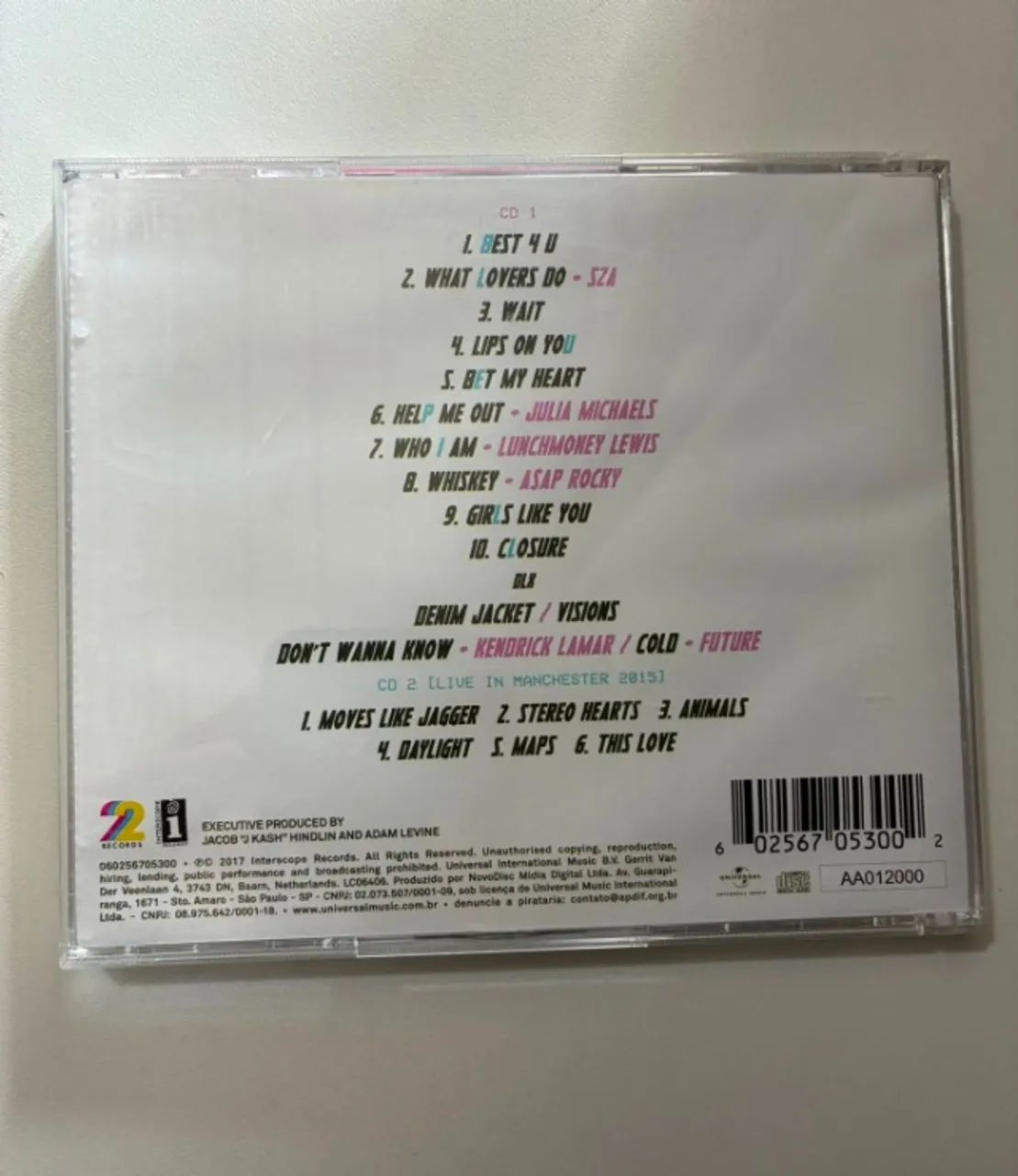 Cd Maroon 5 - Red Pill Blues - Foto 4