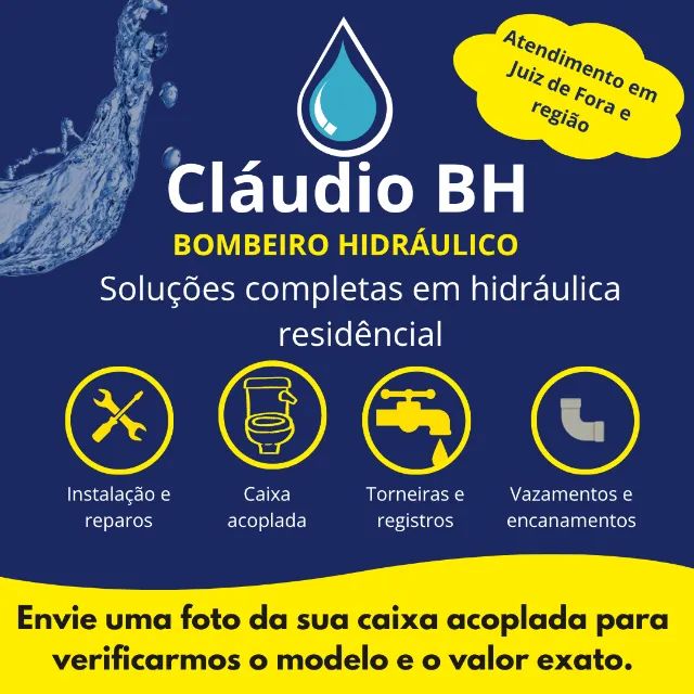 Kit Reparo Caixa Acoplada + Instalação - Foto 3