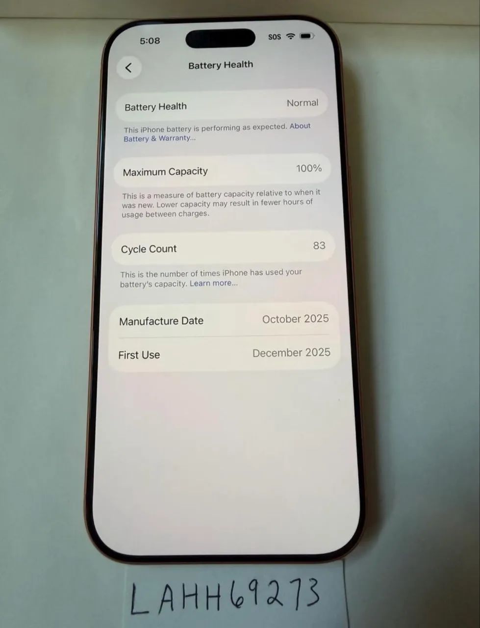 IPhone 17 pro 256gb 100% bateria  - Foto 3