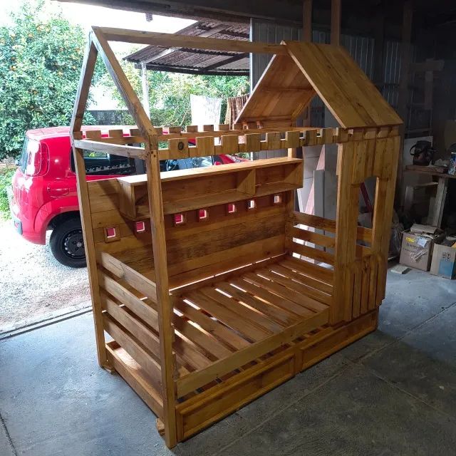Cama madeira infantil 