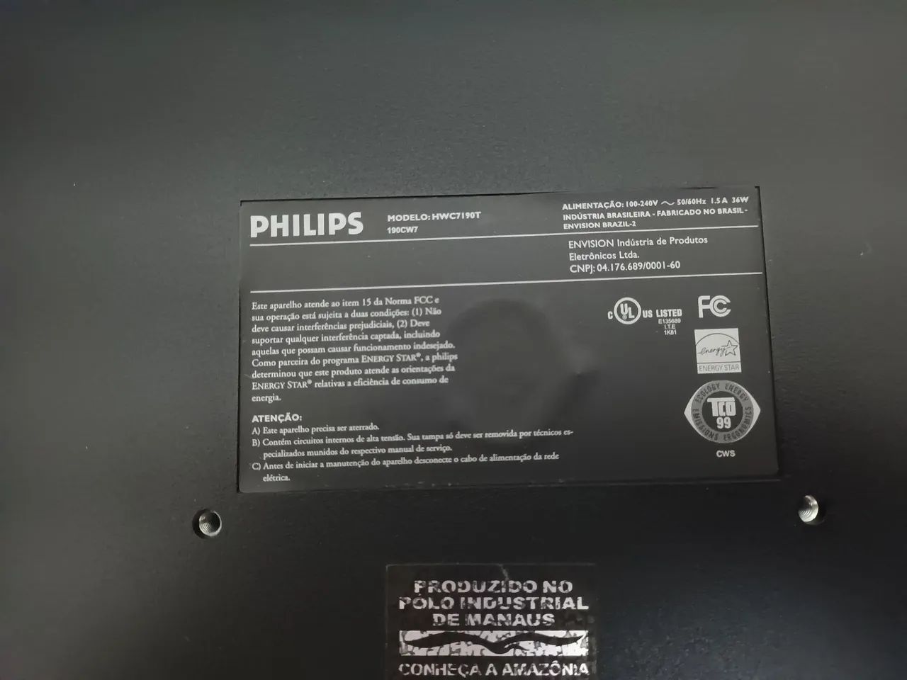 Monitor computador Philips (leve defeito) - Foto 3