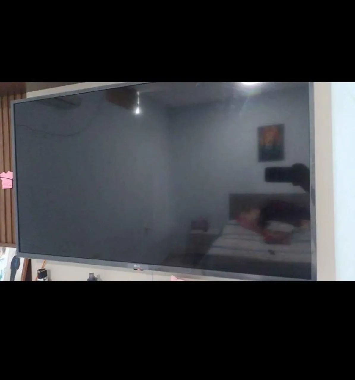 TV smart LG 43 polegadas e painel de TV suporta até 55 polegadas  - Foto 4