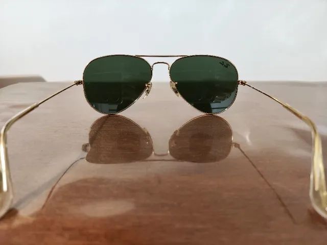 Óculos Ray-Ban Aviator RB3025 Lentes 55mm [Original] - Foto 4