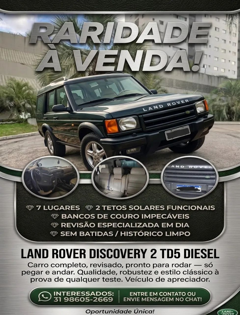 Land Rover Discovery ES TD5 2.5 4X4 4P Diesel Aut. 2001