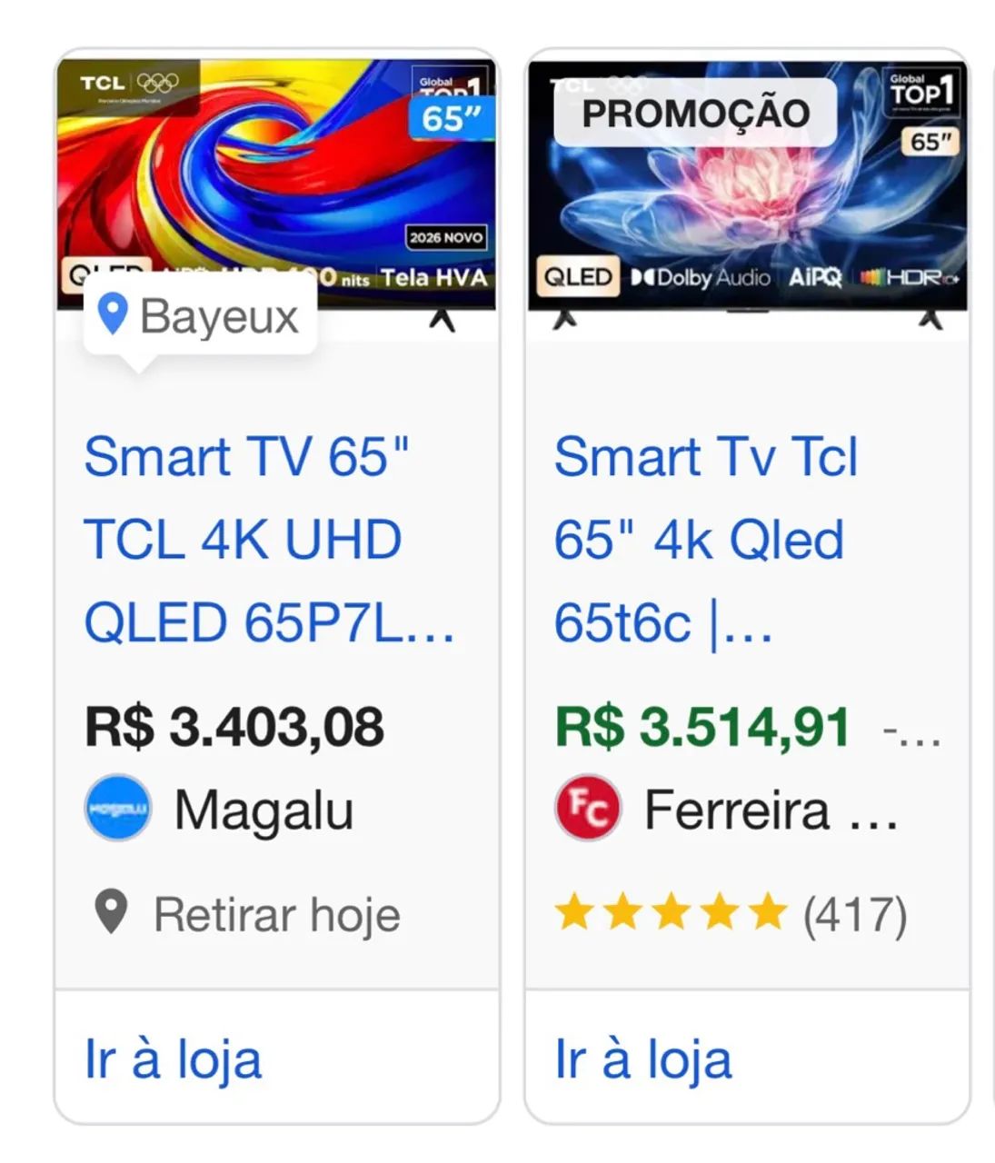 TV TCL 65 polegadas  - Foto 4
