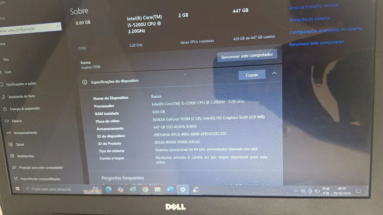 Notebook Dell Inspiron 5558 15 polegadas - Foto 3