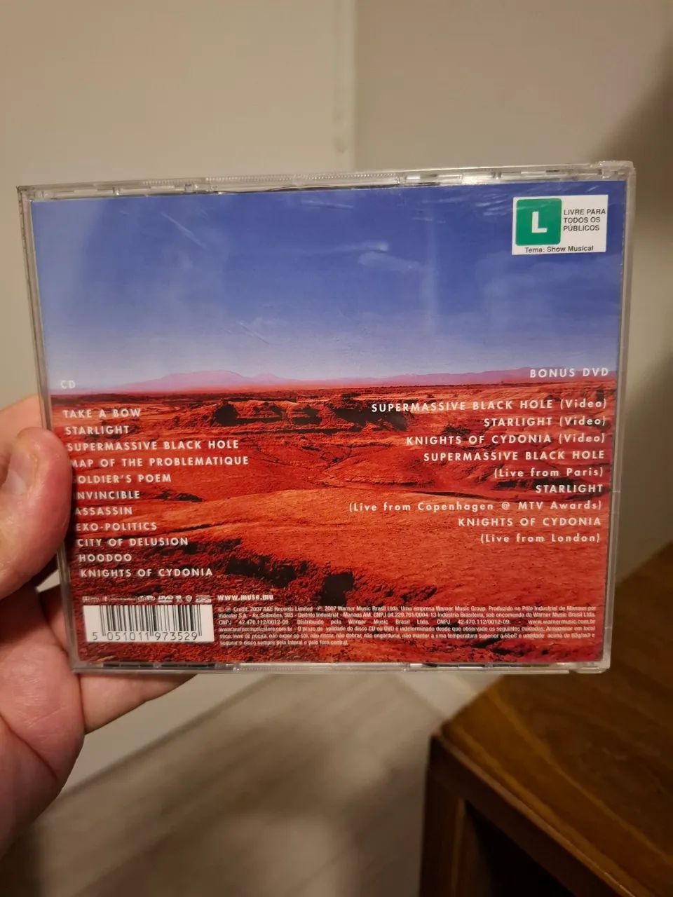 CD + DVD Muse - Black Holes and Revelations - Foto 2