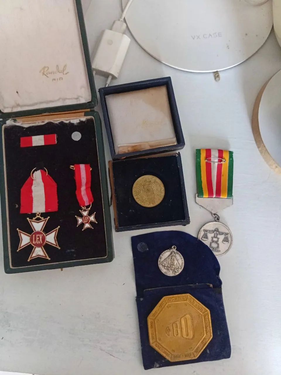 Medalhas antiga pra colecionador 