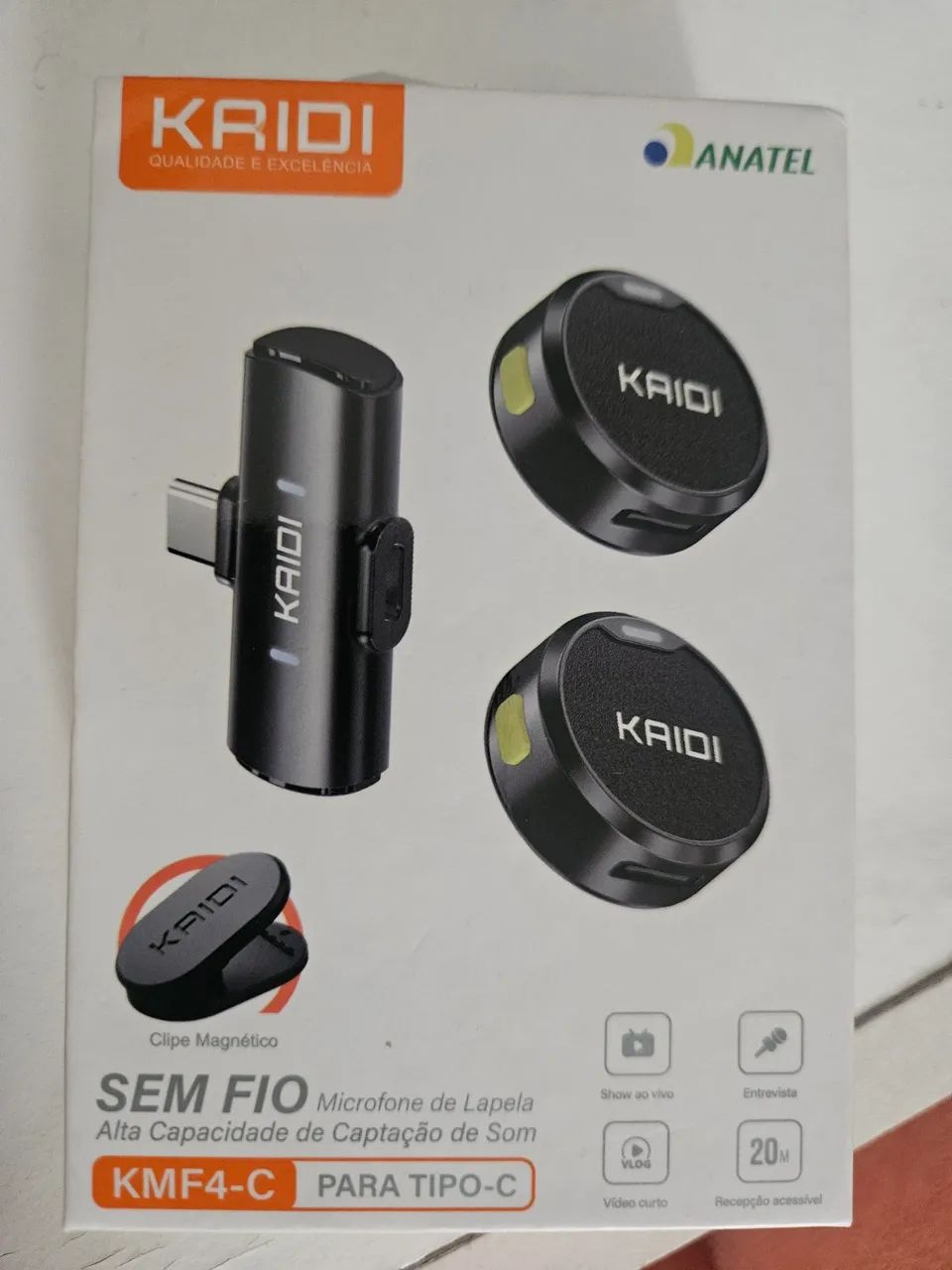 Microfone de lapela - Foto 2