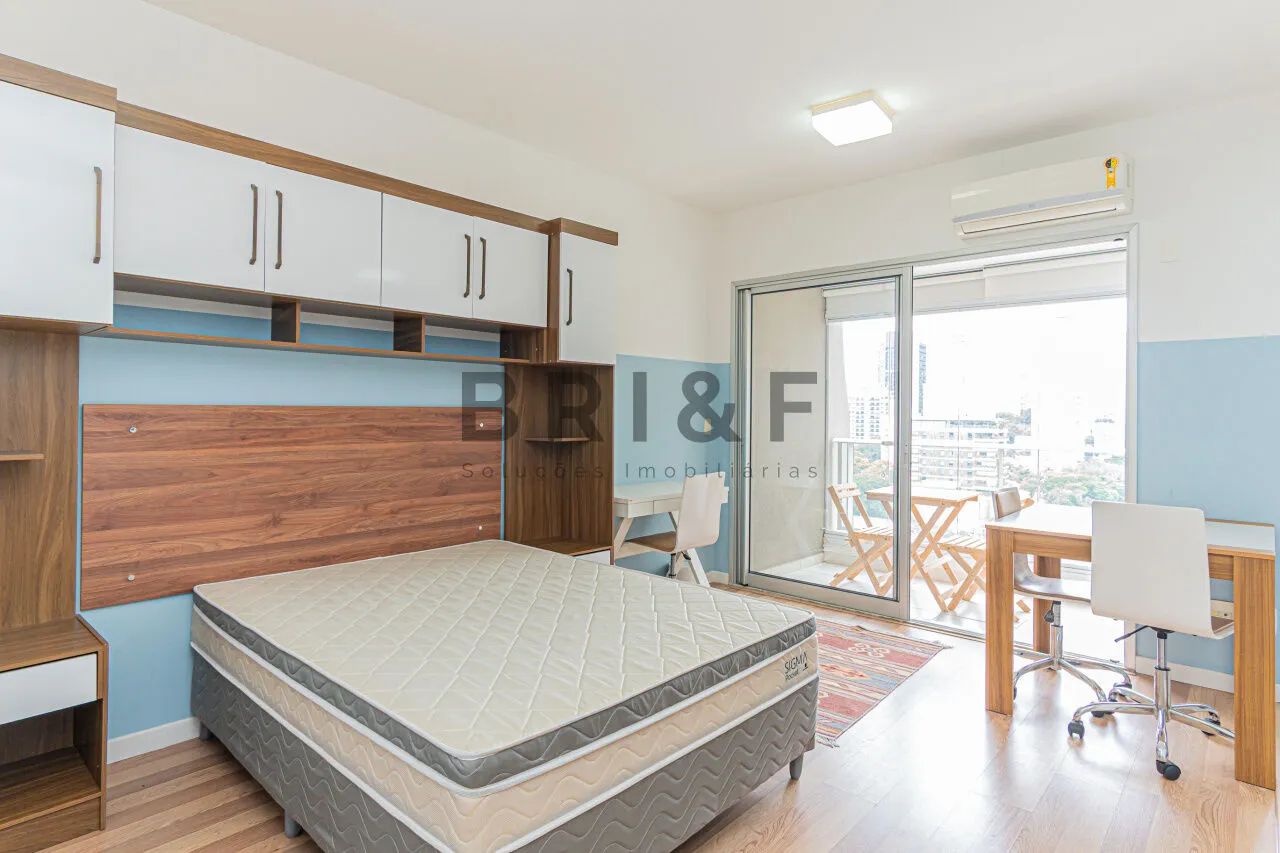 Apartamento Studio Mobiliado para locação, 1 dormitório, com vaga no Brooklin - Foto 8