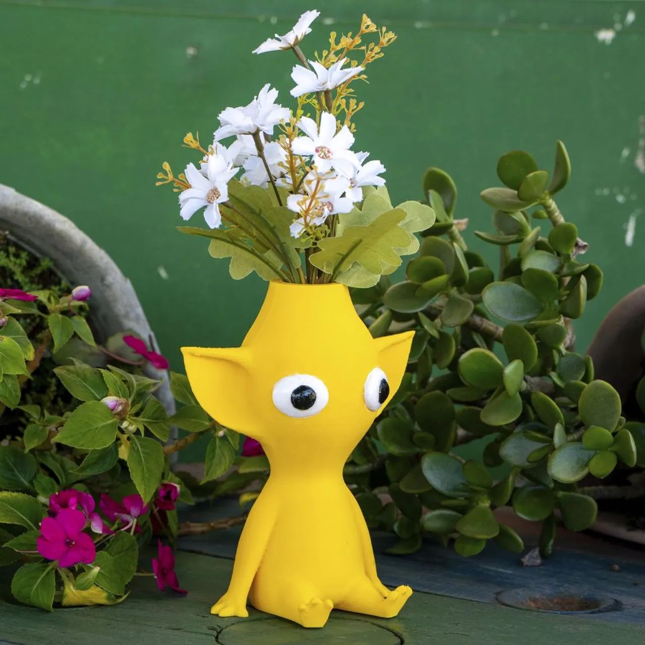 Vaso de Flor Pikmin Nintendo - Foto 3