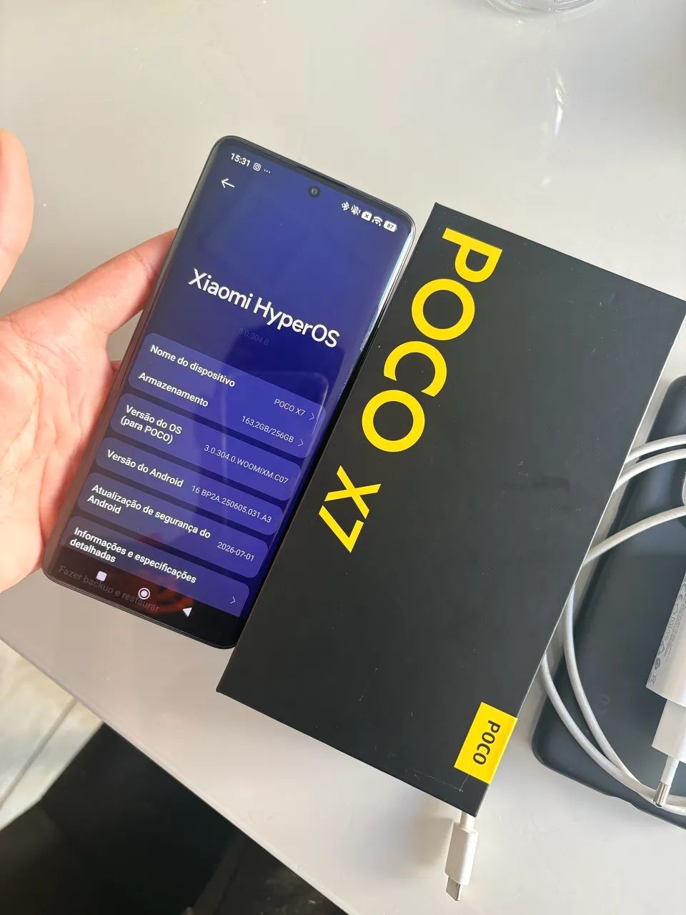 Celular Xiaomi poco x7 256gb  - Foto 2