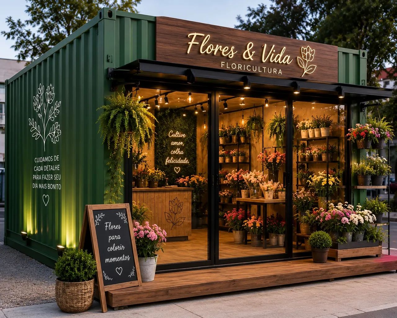 Contêiner Comercial para Cafeteria ou Floricultura - Foto 4