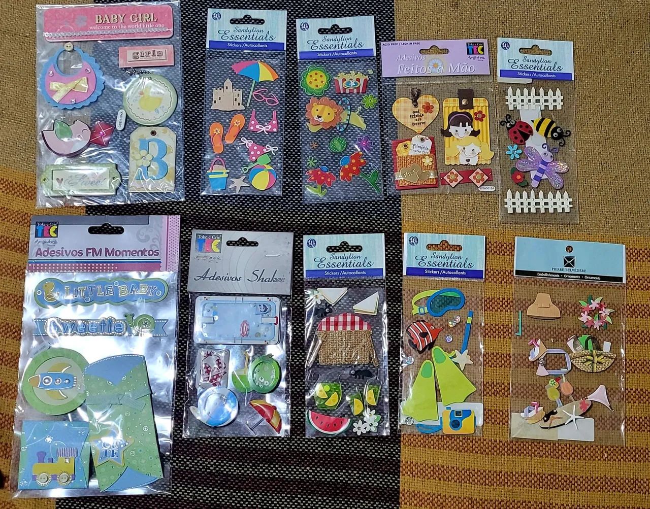 LOTE DE STICKER AUTOCOLANTES 
