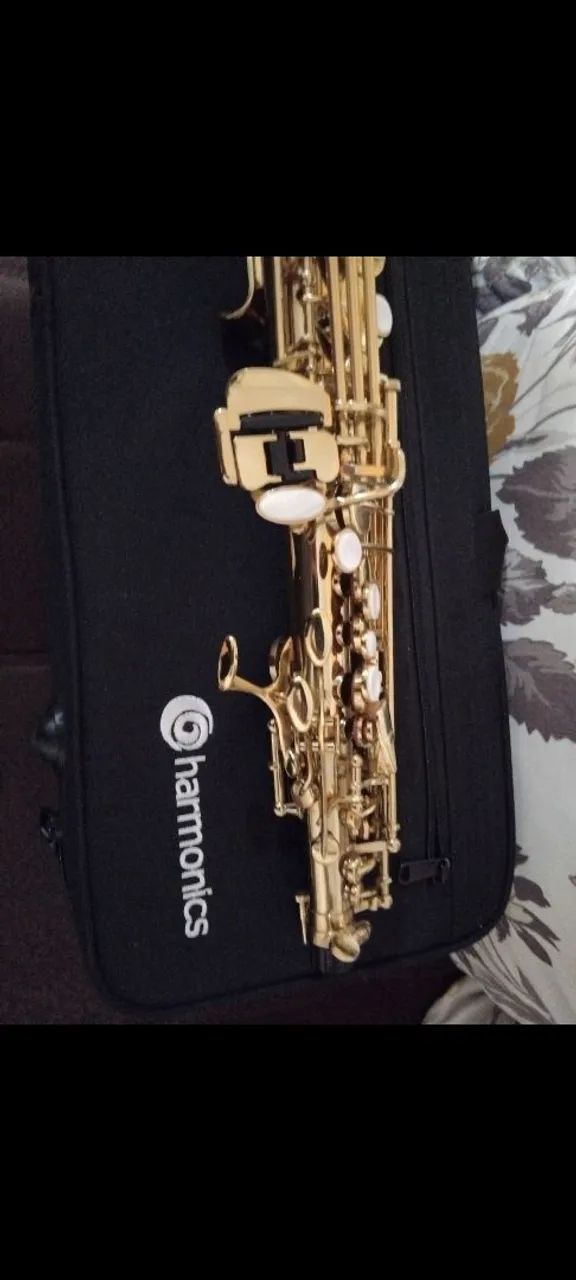 Sax Soprano Harmônics HTS  novo  - Foto 4
