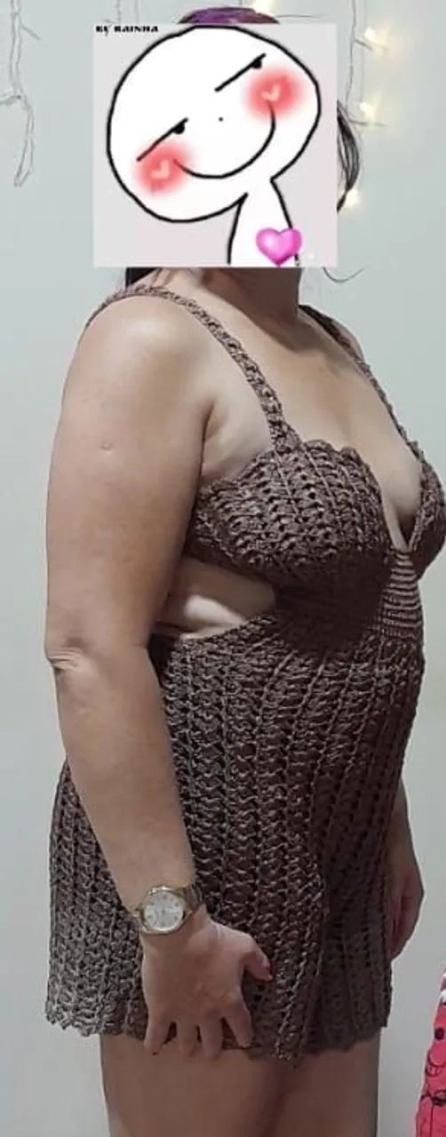 Macaquinha de crochê 