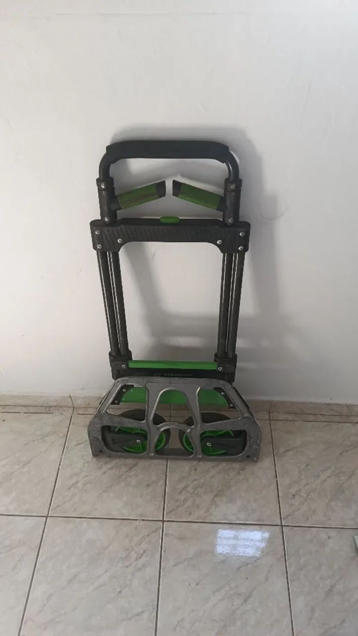 Carrinho de carga de ferro dobrável até 100 kg - Foto 3