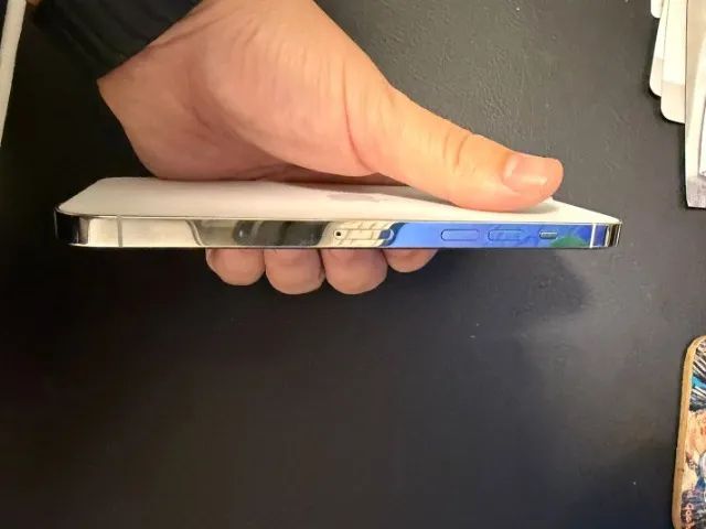 iPhone 14 Pro Max 512GB prateado - Único dono - Com caixa - Foto 4