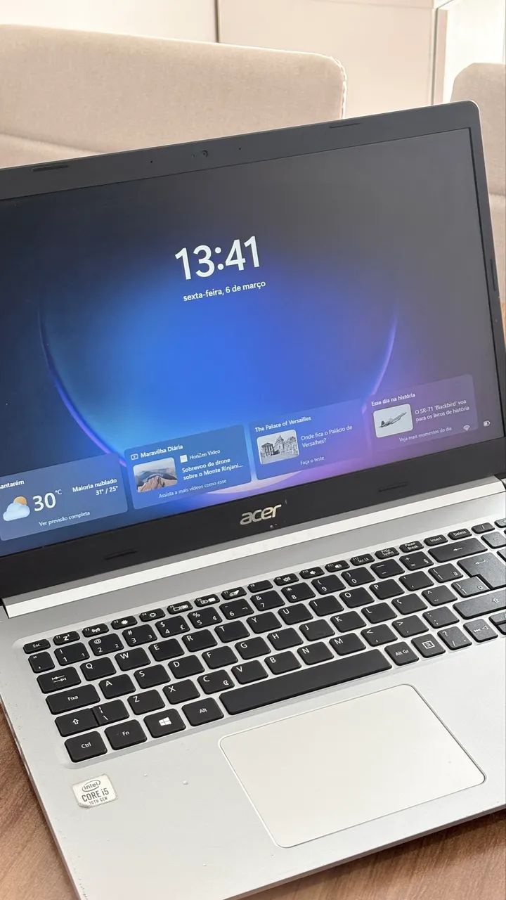 Notebook Acer Aspire 5 A515-54 - Core i5 10ª geração | 8GB RAM | SSD 256GB  - Foto 3