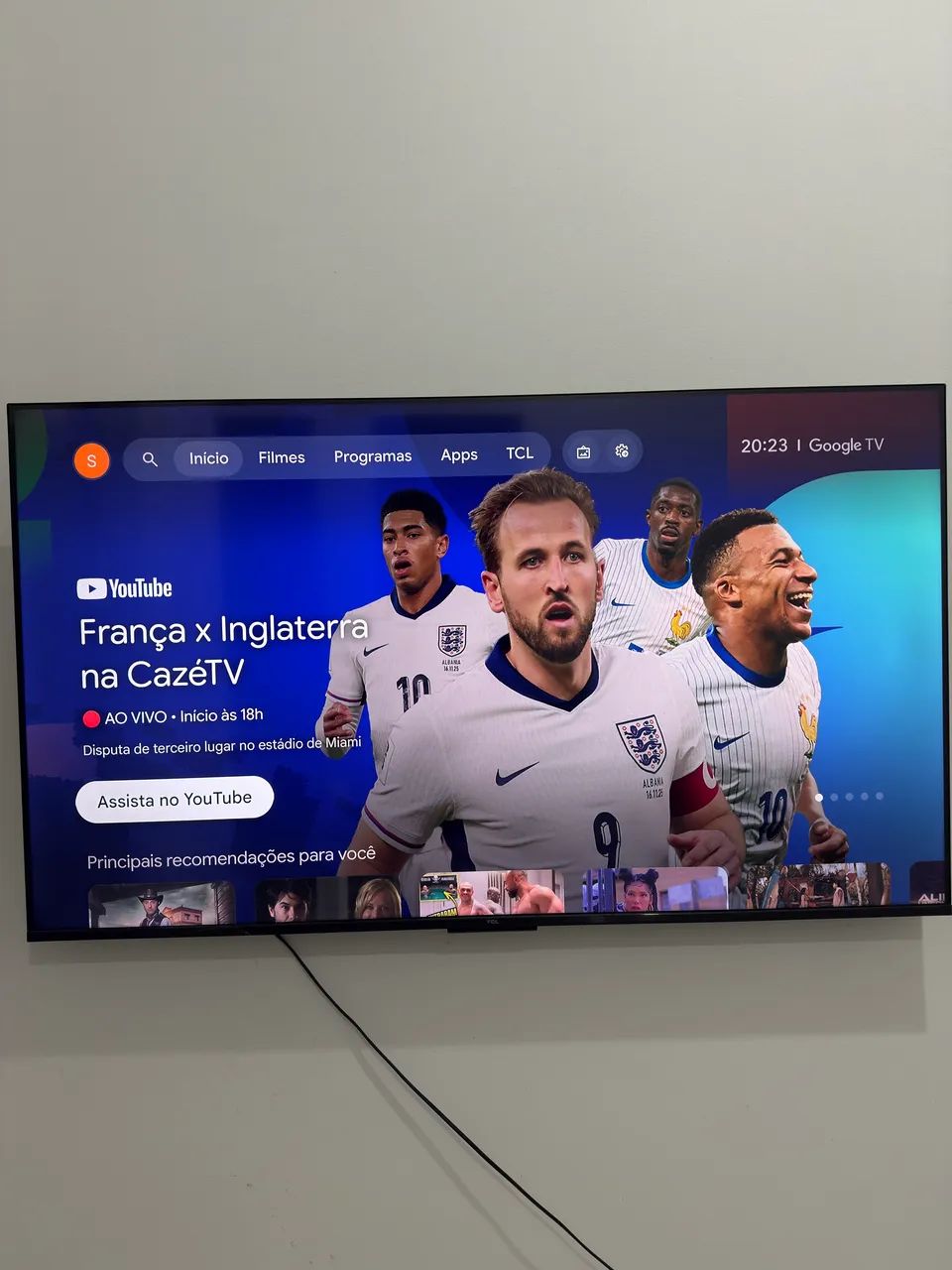 Vendo TV TCL 50 Polegadas QLED 4K UHD - SEMINOVA. PERFEITO ESTADO 