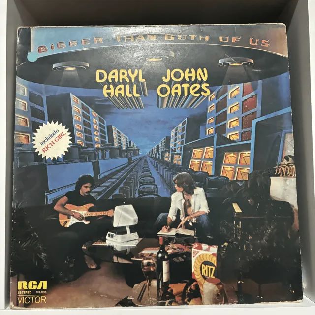 LP Vinil Daryl Hall & Jon Oates - Bigger Than Both Of Us (Mídia e