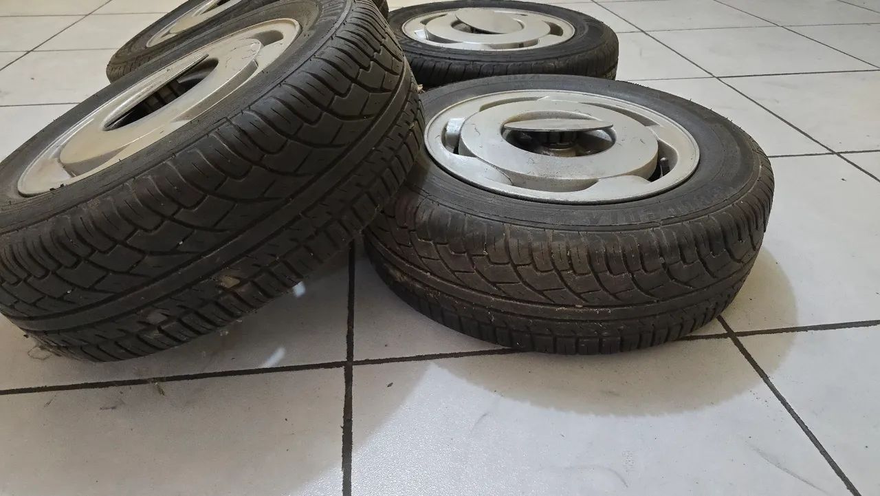 Rodas Orbital Aro14 C/ Pneu zerado 185/65/14 - Foto 2