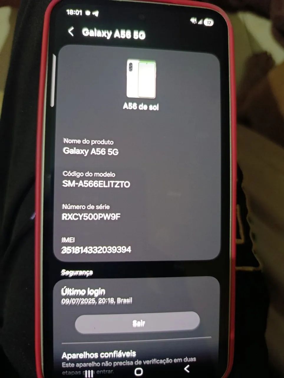 Samsung Galaxy A56 5G 256GB - Excelente Estado - Foto 5
