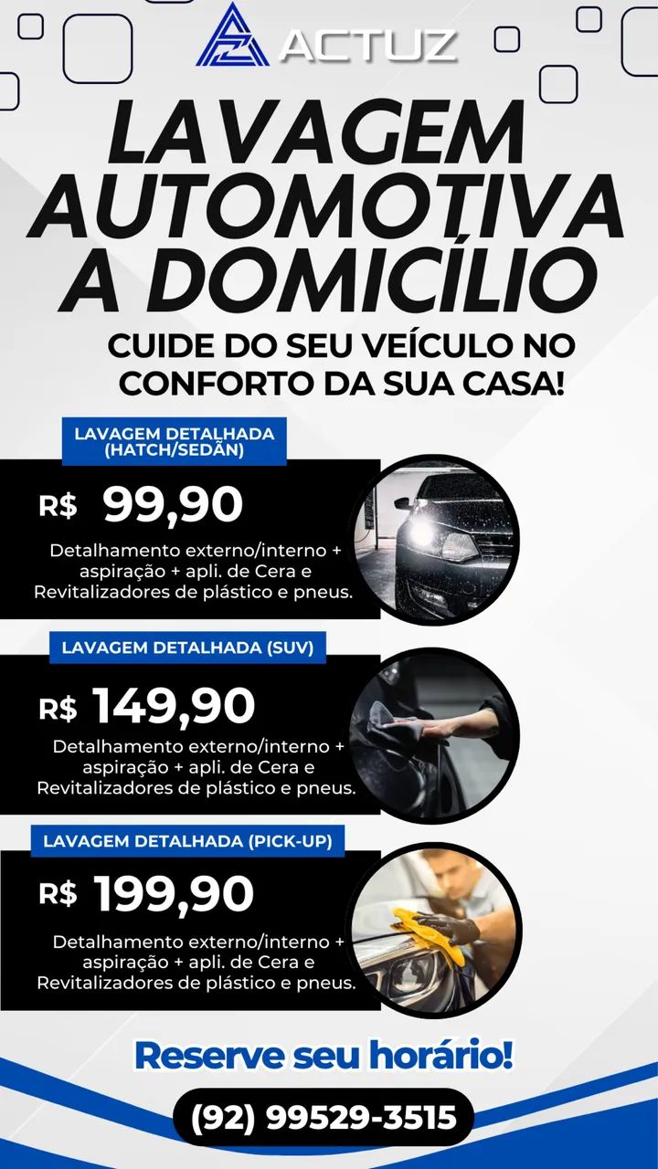 LAVAGEM DETALHADA DE VEÍCULOS A DOMICÍLIO  - Foto 5
