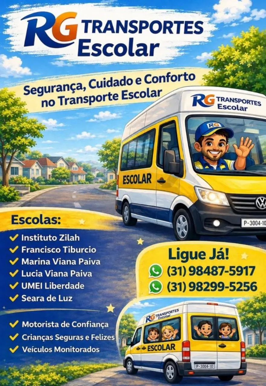 Transporte escolar e frete 
