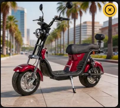 SCOOTER ELETRICA X-11 LINDISSIMA!!! 1000X,60V,LITIO,NFC, ALARME, TRAVA, SOM BT, MARCHA RE  - Foto 4