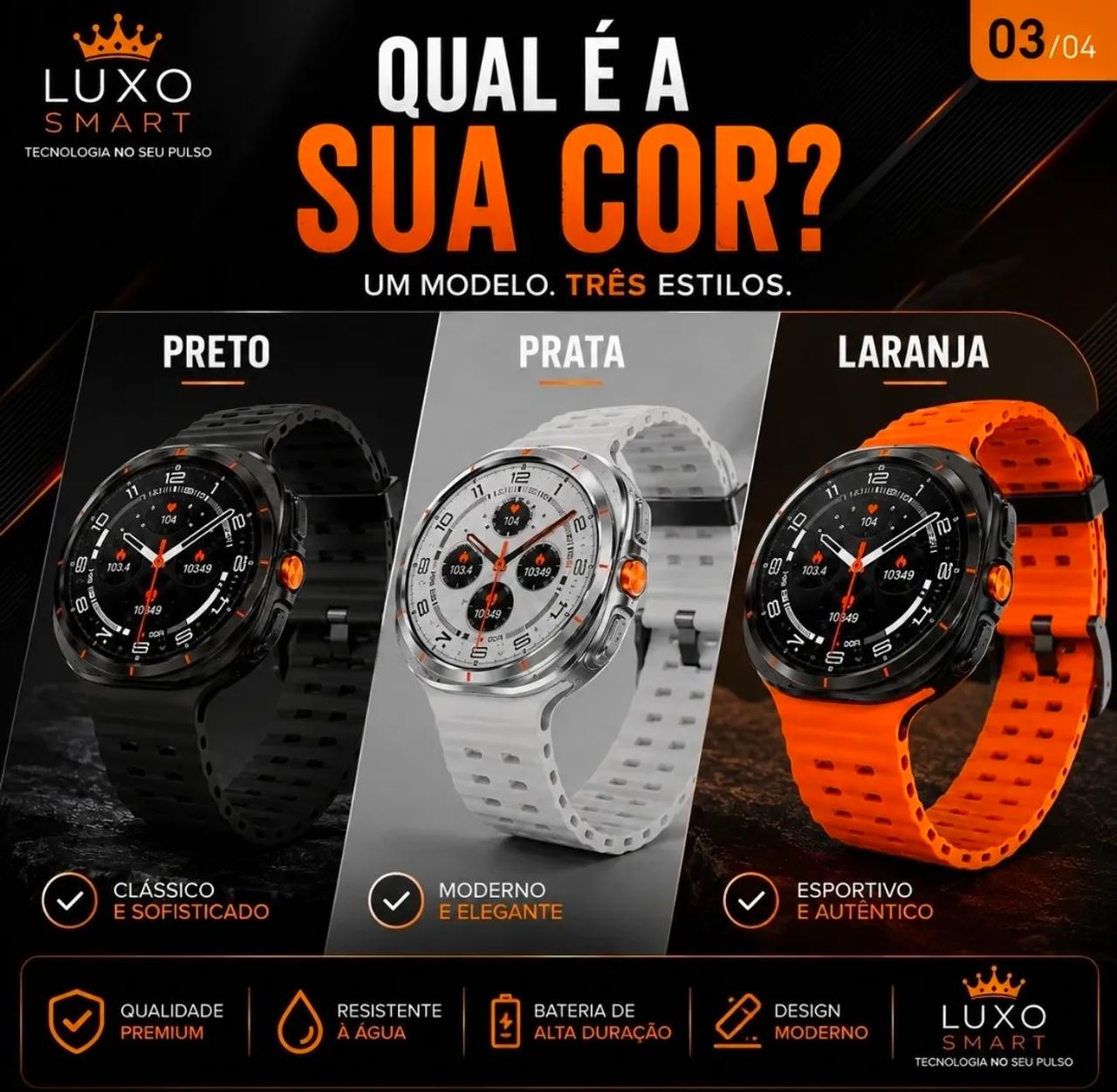 Relógio Smartwatch MA27 - Foto 3