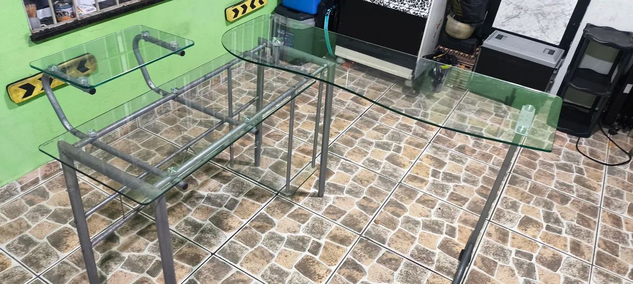 Mesa de vidro tio bancada  - Foto 4