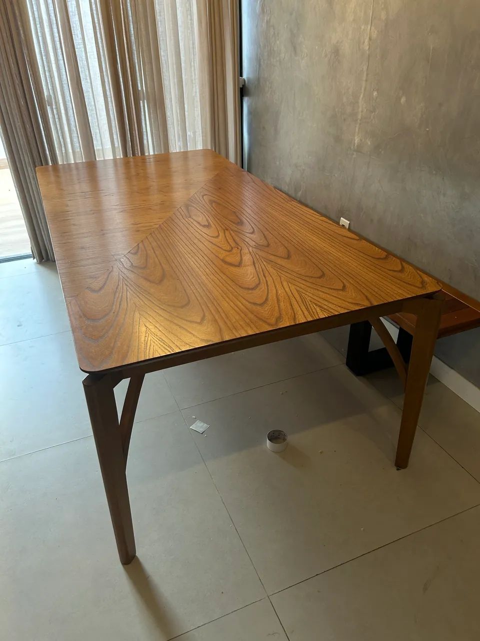 Mesa e banco em madeira  - Foto 2