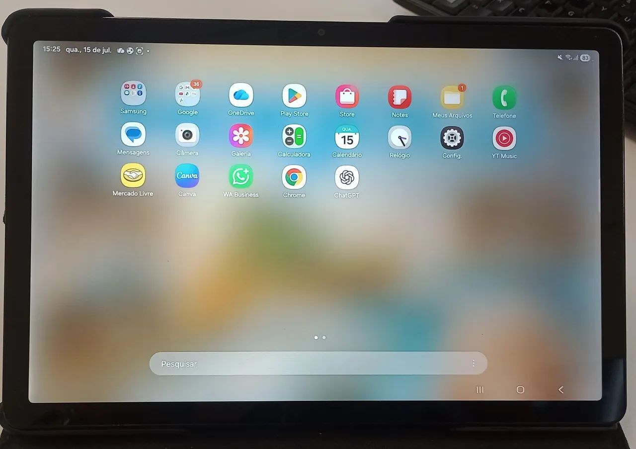 Tablet Sansug A9 5g usado na caixa e Nota fiscal - Foto 5