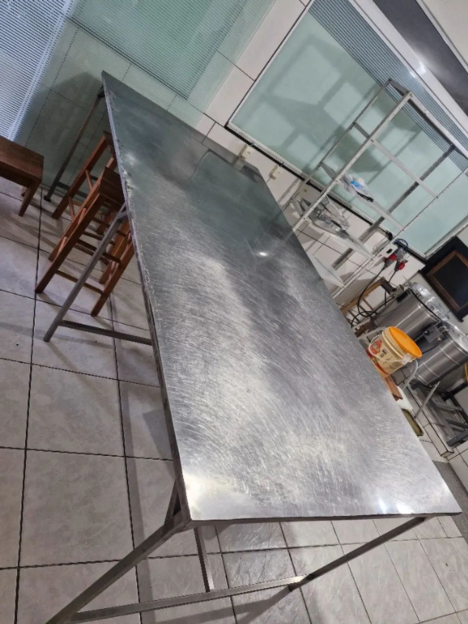 Mesa aço inox  - Foto 4