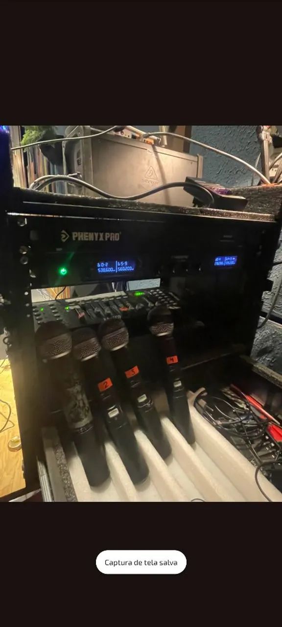 Rack Mount Mic Wireless Phenyx PTU 7000 - Foto 3