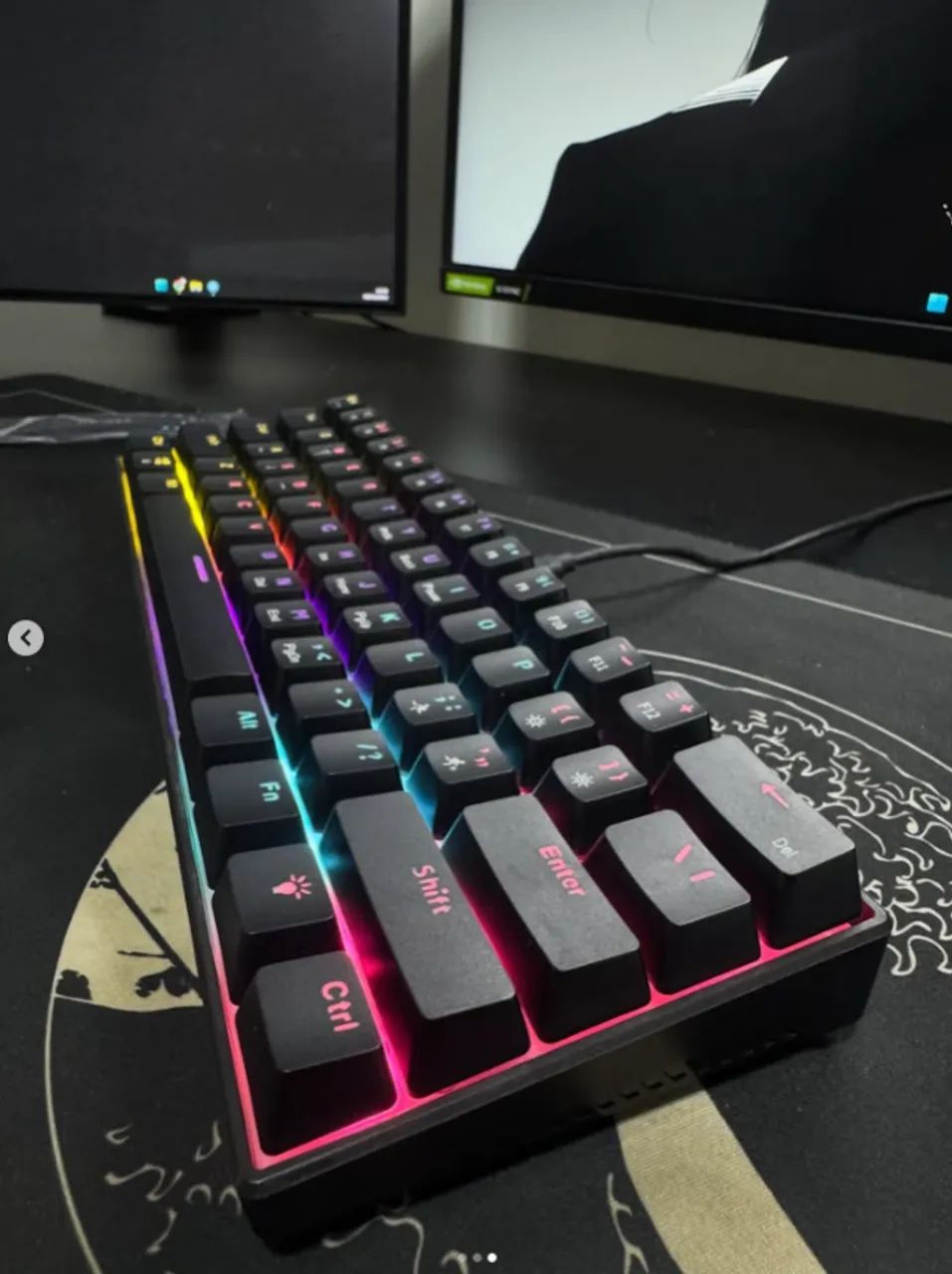 Teclado Mecânico NK61 (NOVO E LACRADO) - Foto 2