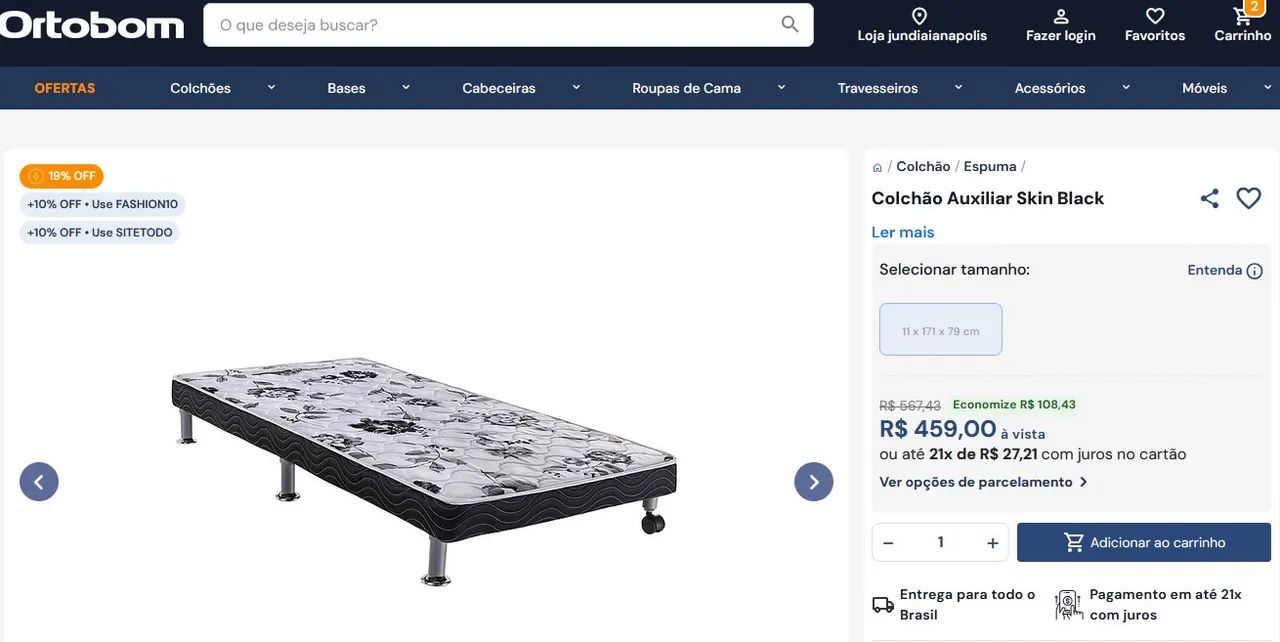 Cama box com cama auxiliar - Foto 4