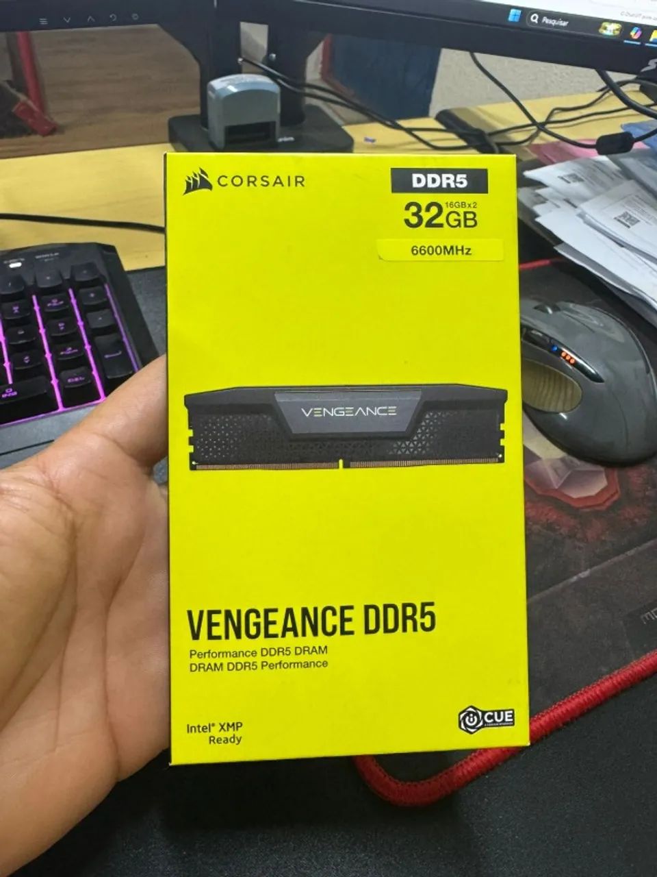 CORSAIR VENGEANCE DDR5 32GB (2x16GB) 6600MHz - Memória RAM - Mato
