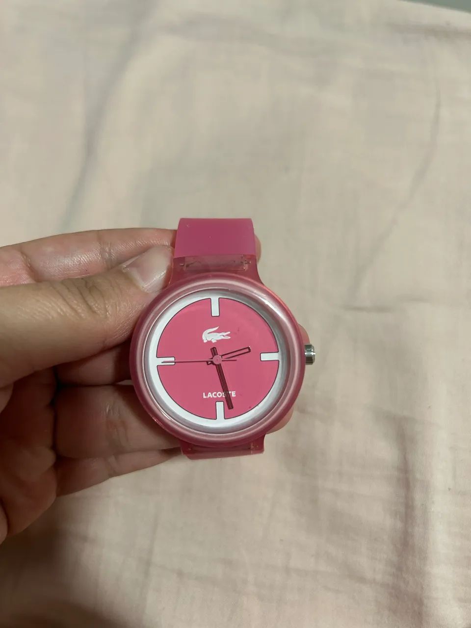 Relógio Lacoste rosa 